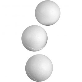 Boules en polystyrène, d 5 cm, blanc, 50 pièces/ 1 Pq. [HOB-543041]