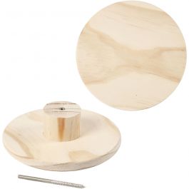 Porte-manteau, rond, P: 4,5 cm, d 15 cm, 1 pièce [HOB-54407]