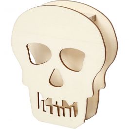 Crâne, H : 13,5 cm, P: 3 cm, L : 11,5 cm, 1 pièce [HOB-54415]