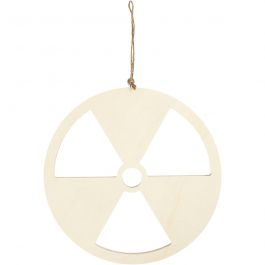 Panneau, Pas d'énergie nucléaire, dim. 21,3 cm, ép. 0,9 cm, 1 pièce [HOB-54455]