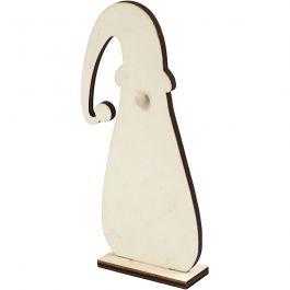 Weihnachtswichtel, H 15 cm, T 2,4 cm, B 7 cm, Dicke 3 mm, 1 Stk [HOB-54466]
