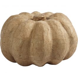 Citrouille, H : 10 cm, d 16 cm, 1 pièce [HOB-54909]