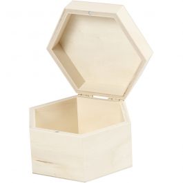 Holzkiste, Größe 12x7 cm, 1 Stk [HOB-55321]