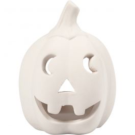Bougeoir pour bougie chauffe-plat, H : 9,5 cm, d 6,5 cm, blanc, 12 pièces/ 1 Pq. [HOB-55518]