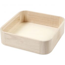 Plateau, H : 7 cm, dim. 25x25 cm, 1 pièce [HOB-56132]