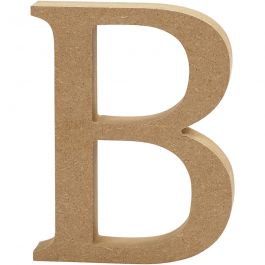 Lettre, B, H : 13 cm, ép. 2 cm, 1 pièce [HOB-56311]