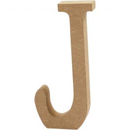 Lettre, J, H : 13 cm, ép. 2 cm, 1 pièce [HOB-56319]