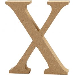 Lettre, X, H : 13 cm, ép. 2 cm, 1 pièce [HOB-56333]