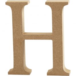 Lettre, H, H : 8 cm, ép. 1,5 cm, 1 pièce [HOB-56367]
