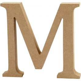 Lettre, M, H : 8 cm, ép. 1,5 cm, 1 pièce [HOB-56372]