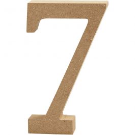 Chiffre, 7, H : 8 cm, ép. 1,5 cm, 1 pièce [HOB-56398]