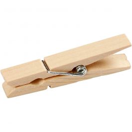 Pinces à linge, L : 48 mm, L : 6 mm, 50 pièces/ 1 Pq. [HOB-564550]