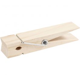 Holzklammer, L 15 cm, B 3,5 cm, 1 Stk [HOB-564560]
