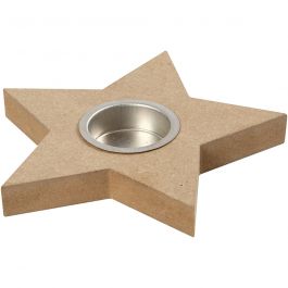Teelichthalter, H 18 mm, D 15 cm, 1 Stk [HOB-56708]