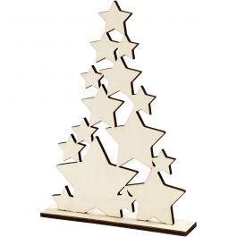 Sapin de Noël, H : 29,8 cm, P: 4 cm, L : 21,5 cm, 1 pièce [HOB-56923]
