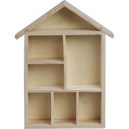 Maison étagère, dim. 30x21x3,5 cm, 1 pièce [HOB-575160]