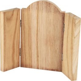 Holz-Triptichon, Größe 18x22 cm, 1 Stk [HOB-575780]