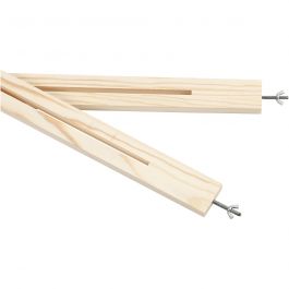 Leisten-Set für multifunktionalen Holzrahmen, L 120 cm, 2 Stk/ 1 Pck [HOB-57593]