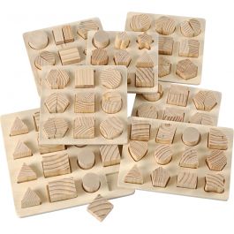 Puzzles, Größe 12,5x12,5-19,5x19,5 cm, 7 Stk/ 1 Pck [HOB-57618]