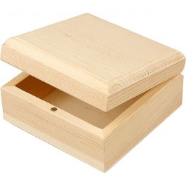 Boîtes à bijoux, dim. 9x9x5 cm, 8 pièce/ 1 Pq. [HOB-57732]