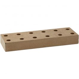 Socle pour feutres, dim. 20x6,5x2,5 cm, diamètre intérieur 11 mm, 1 pièce [HOB-57825]