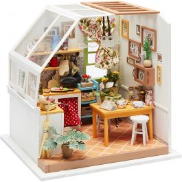 DIY-Miniatur-Zimmer, Küche, H 18,7 cm, B 19 cm, 1 Stk [HOB-57893]