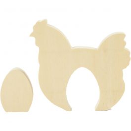 Figurine 2 en 1, H : 4,5+10 cm, P: 1,2 cm, L : 3,5+10,5 cm, 1 set [HOB-57899]