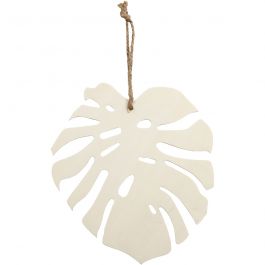 feuille Monstera, H : 20 cm, P: 3 mm, L : 19 cm, 1 pièce [HOB-57904]
