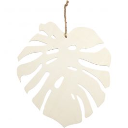 feuille Monstera, H : 35 cm, P: 3 mm, L : 34 cm, 1 pièce [HOB-57905]