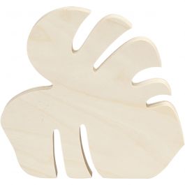 Feuille Monstera, H : 24 cm, L : 25 cm, ép. 19 mm, 1 pièce [HOB-57909]