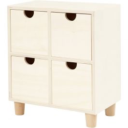 Kommode, H 23 cm, T 11,5 cm, B 20 cm, 1 Stk [HOB-57945]