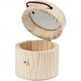 Boîte à insectes, H : 7,5 cm, d 8,3 cm, 1 pièce [HOB-57966]