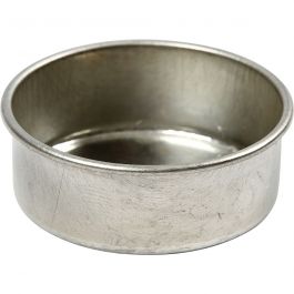 Bougeoirs, H : 15 mm, d 44 mm, 12pièces/ 1 Pq. [HOB-58019]