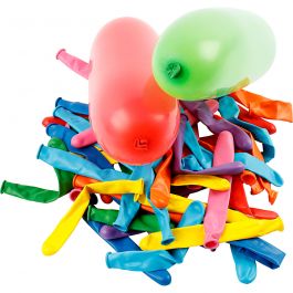Ballons, Allongés, L: 51+58 cm, 100 pièce/ 1 Pq. [HOB-59102]