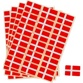 Drapeaux autocollants, dim. 15x22 mm, 72 pièces/ 1 Pq. [HOB-59124]