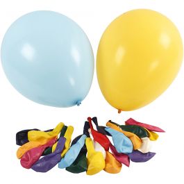 Riesenballons, D 43 cm, Sortierte Farben, 50 Stk/ 1 Pck [HOB-59126]