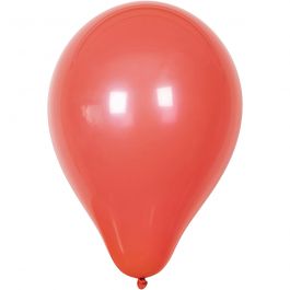 Ballons, rund, D 23 cm, Rot, 10 Stk/ 1 Pck [HOB-59168]