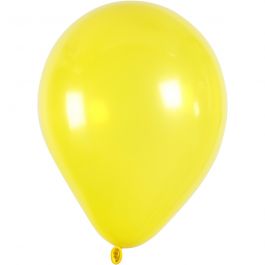 Ballons, rund, D 23 cm, Gelb, 10 Stk/ 1 Pck [HOB-59170]
