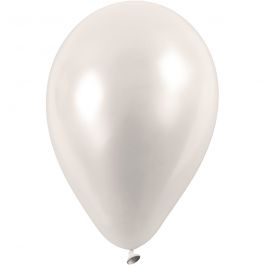 Ballons, D 23 cm, Naturweiß, 10 Stk/ 1 Pck [HOB-592021]