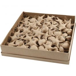 Assortiment de Noël, dim. 5+8 cm, 120 pièce/ 1 Pq. [HOB-59235]