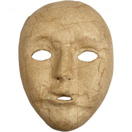 Maske, H 17,5 cm, B 12,5 cm, 1 Stk [HOB-592520]