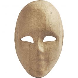 Maske, H 23 cm, B 16 cm, 1 Stk [HOB-592560]