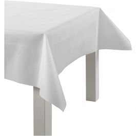 Nappe en Similicuir, L : 125 cm, 70 gr, blanc, 10 m/ 1 rouleau [HOB-594001]