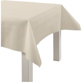Nappe en Similicuir, L : 125 cm, 70 gr, crème, 10 m/ 1 rouleau [HOB-594021]