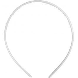 Diadèmes, L : 8 mm, blanc, 5 pièces/ 1 Pq. [HOB-600801]
