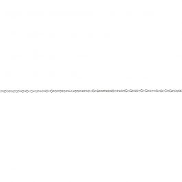 Schmuckkette, B 2 mm, Versilbert, 20 m/ 1 Stk [HOB-60230]