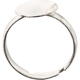 Fingerring, Versilbert, 3 Stk/ 1 Pck [HOB-613110]