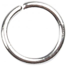 Biegering, Größe 5,4 mm, Dicke 0,7 mm, Versilbert, 500 Stk/ 1 Pck [HOB-61379]