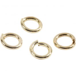 Biegering, Dicke 0,7 mm, Vergoldet, 500 Stk/ 1 Pck [HOB-61398]