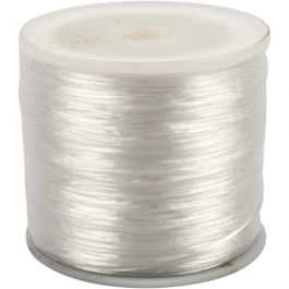 Elastische Schnur, flach, Dicke 1 mm, 100 m/ 1 Rolle [HOB-61534]